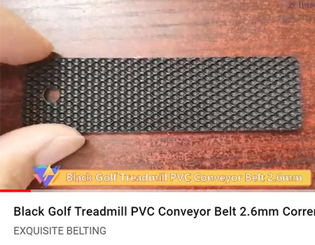 Black Golf Treadmill PVC Conveyor Belt 2.6mm.jpg