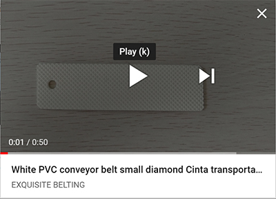 Diamond White PVC(Polyvinyl Chloride) Conveyor Belt Thickness 2.0mm.jpg