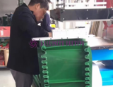 Green Skirt Baffle PVC Conveyor Belt