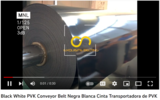 Youtube Black White PVK Conveyor Belt