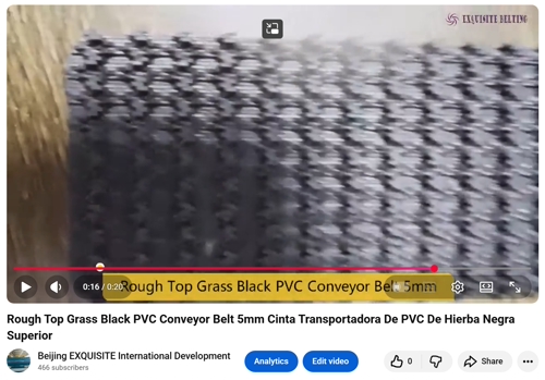 Rough Top Grass Black PVC Conveyor Belt 5mm.jpg