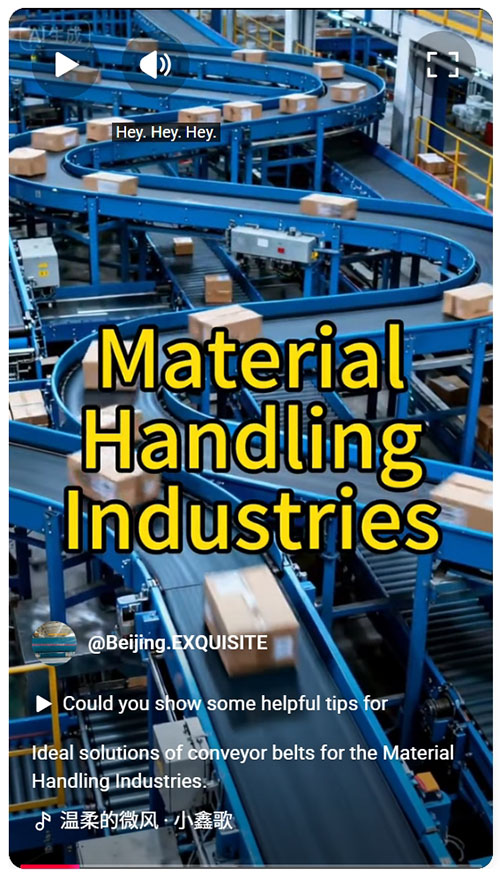 Ideal solutions of conveyor belts for the Material Handling Industries..jpeg