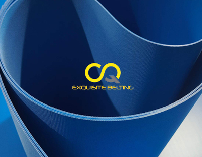 Antibacterial food grade blue PU conveyor belt 2mm