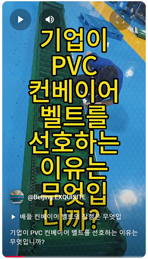기업이 PVC 컨베이어 벨트를 선호하는 이유는 무엇입니까.jpeg
