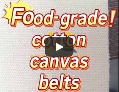 Food-grade Cotton Canvas Belts.