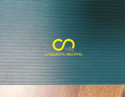Longitudinal Rib Cyan PVC Conveyor Belt 3mm