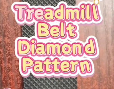 Diamond Pattern Treadmill Belt