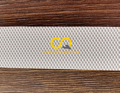 Mini Diamond Non-slip White PU Conveyor Belt 2mm