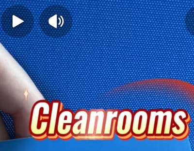 Antistatic Conveyor Belt for Cleanrooms.